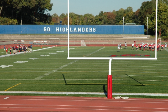 Football teams playing on Sunday are not high school players.  They are just borrowing our field